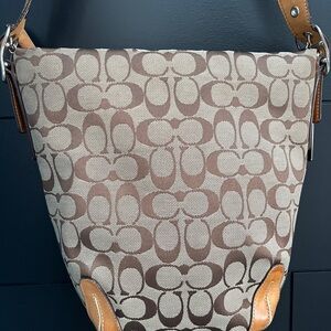 Vintage Coach C Print Women's Bag